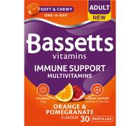 Bassetts Vitamins Adult Orange & Pomegranate Flavour Immune Support Multivitamins 30 Gummy