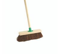 Bassine Stiff Broom 12IN With Handle