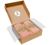 Bassinet Fitted Sheets - Compatible with Halo Bassinest Swivel Sleeper | 100% Organic Muslin Cotton - Light Pink + Dark Pink | 30x16 (2 Pack)