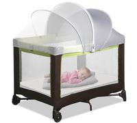 Bassinet Mosquito Net Cover for Cats- Blackout Breathable Canopy for Baby Bedside Sleepers & Travel Cribs, 2-Way Zipper Bug Net Tent to Block Light & Keep Cats Out (Gray-Large)