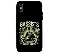 Bassists silently judging Guitar Solos Bass Player Case for iPhone X/XS