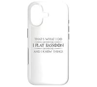 Bassoon Player Gift | Funny I Play Bassoon and I Know Things Case for iPhone 17