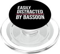 Bassoonist Music Orchestra Easily Distracted By Bassoon PopSockets PopGrip for MagSafe