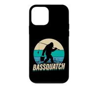 Bassquatch Retro Fishing Bigfoot Design Case for iPhone 12 mini