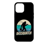 Bassquatch Retro Fishing Bigfoot Design Case for iPhone 12 Pro Max