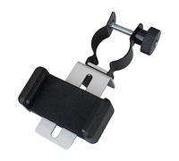 Bassulouda 1 Piece Connected Telescope with Mobile Phone Holder 24-38 mm Metal + Plastic Suitable for Telescope Monocular Photography Stand