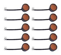 Bassulouda 10 x Portable Round Overloaded Thermal Air Conditioner Protector for Air Conditioners 220 V, 1P