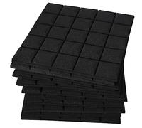 Bassulouda 12 Soundproof Acoustic Foam Panels 1.2 X 20 X 20 Inches for Recording Studio, Games Room, Bedroom