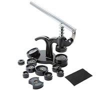 Bassulouda 14Pcs Watch Press Set,18Mm to 50Mm Watch Case Closer,Watch Repair Kit (Black)
