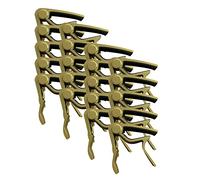Bassulouda 20 Pieces Guitar Tuning Clip Tuner Clip Capo Tuning Clip Yukrili Metal Melody Change Clip
