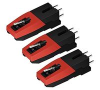 Bassulouda 3PCS Gramophone Record Magnetic Stylus with LP Vinyl Needle Accessories for Phonograph Turntable Stylus