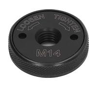 Bassulouda Clamping Nut for M14 Thread Angle Grinder, Release Nut Release Nut Replacement Retainer Flange - Black
