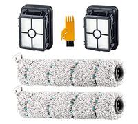 Bassulouda For CrossWave Cordless Max 2554 2590 Series 2593, Multi-Surface Brush Rollers 2787 and Vacuum Filters 1866