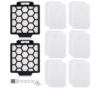 Bassulouda Replacement HEPA Filters for ZU60 NV255 NV251 Vacuum Accessories Compared to Parts 1238FT60 and 1239FT60
