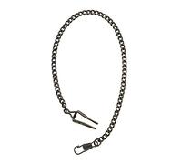 Bassulouda Retro Antique Vintage Pocket Watch Chain Bronze