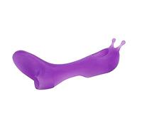 Bassulouda Snail Bow Grip Violin Bow Carrier Bow Stand Bow Grip Trainer - (Purple)