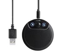 Bassulouda USB Condenser Microphone Computer Confederation Recording Microphone 360 Degree Pickup Microphone for Laptop Desktop PC