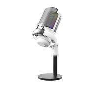 Bassulouda USB Condenser Microphone Computer Recording Microphone White