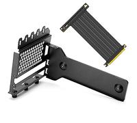 Bassulouda V-GPUKT 3.0 Cable Vertical Support 180 to 90 Degree Vertical Support for Graphics Card PCI-E Cables 3.0X16 for RTX3060 2080 2060