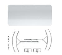 Bassulouda Ventilation Deflector Ceiling Vent Deflector Plastic Air Conditioner Deflector for Window Units