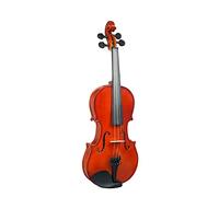 Basswood Acoustic Violin Set 4/4-1/8 Solid Wood Acoustic Violin Beginner Fiddle Bow Violin (Color : 1-2)