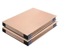 Basswood Basswood Sheets, 6Mm Thick Unfinished Wood Sheets for Crafts Wood Burning Painting Wood Engraving Laser Cutting(27cm*38cm (5pcs))