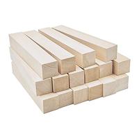 Basswood Carving Blocks Set - 16 Pcs, 15 x 2.5 x 2.5 cm, Whittling Wood Blocks for Carving Beginners, Soft Wood for Crafts, Unfinished Wooden Block Set