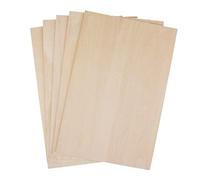 Basswood Sheets 2mm Thick RC Airplane Model DIY Making Kits 100x100mm 10 pcs
