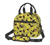 bassyil Duck Insulated Lunch Bag Reusable Lunch Box With Adjustable Shoulder Strap Cooler Tote Bag For Men Women