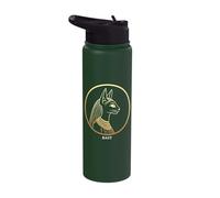 Bast Ancient Egyptian Cat Goddess Stainless Steel Insulated Water Bottle