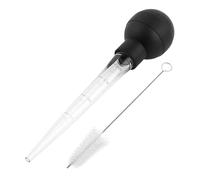 Baster For With Cleaning Brush - Silicone Meat Syringe Suction Ball For Barbecue Condiments | Sauce Bottle And Rubber Seasoning Syringe And For Perfect Roast