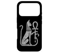 Bastet cat goddess ancient Egyptian ankh distressed symbol Case for iPhone 17 Pro