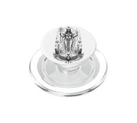 Bastet Cat Goddess Ancient Egyptian Monochrome Mythic Art PopSockets PopGrip for MagSafe