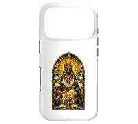 Bastet Cat Goddess Ancient Egyptian Stained Glass Egypt Case for iPhone 17 Pro