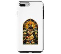 Bastet Cat Goddess Ancient Egyptian Stained Glass Egypt Case for iPhone 7 Plus/8 Plus