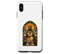Bastet Cat Goddess Ancient Egyptian Stained Glass Egypt Case for iPhone XS Max