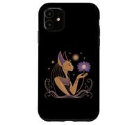 Bastet Cat Goddess Lotus Egypt Spiritual Stars Art Case for iPhone 11