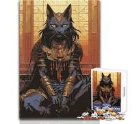 Bastet Egyptian Goddess 1000 Piece Puzzle For Adults Play And Learn Smart Activity Unique Heartfelt Celebration Gift Size 38x52cm