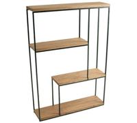 Bastia Teak Wood Open Shelving Unit