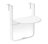 BASTIAN Attachable Balcony Table Folding Balcony Table Foldable Rattan Hand Rail