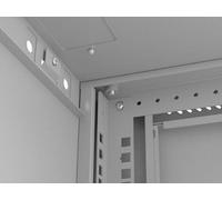 Bastidor de pared Lanberg WF03-5306-10S 6U 60 kg Bloqueo teclado Rieles rack Grey