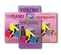 Bastien Piano Basics Level 1 - Learn to Play Four Book Set - Includes Level 1 Piano, Theory, Technic, and Performance Books