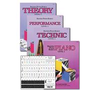 Bastien Piano Basics Level 1 Learning Set By Bastien - Lesson, Theory, Performance, Technique & Artistry Books & Juliet Music Piano Keys 88/61/54/49 Full Set Removable Sticker