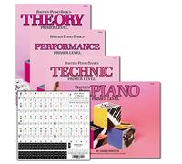 Bastien Piano Basics Primer Level Learning Set By Bastien - Lesson, Theory, Performance, Technique & Artistry Books & Juliet Music Piano Keys 88/61/54/49 Full Set Removable Sticker