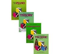 Bastien Piano Basics Set (Piano, Theory, Performance, Technic, Level 3, 4 Book Set)