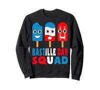 Bastille Day Squad Bonne Fête Nationale France Kids Toddler Sweatshirt