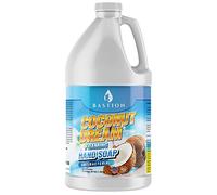Bastion Antibacterial Foaming Hand Soap - Coconut Dream Hand Wash - Half Gallon Loose Refill Jug (64 Ounces) Dream Coconut Scent Non-Toxic Made in USA