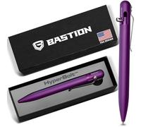 BASTION Luxury Gift Pen Exclusive Hyperbolt™ Aluminium Purple Ballpoint, Executive Metal Writing Instrument, premium construction, ideal for professionals, perfect for office or personal use
