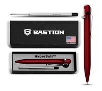 BASTION Luxury Gift Pen Exclusive Hyperbolt™ Aluminium Red Ballpoint, Executive Metal Writing Instrument, premium construction, ideal for professionals, perfect for office or personal use