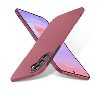 Bastmei for Samsung Galaxy A37 5G Case, Minimalist Phone Cases Extremely Light Ultra-Light Super Slim Thin Camera Protection Hard PC Cover for Samsung A37 5G (Wine Red)